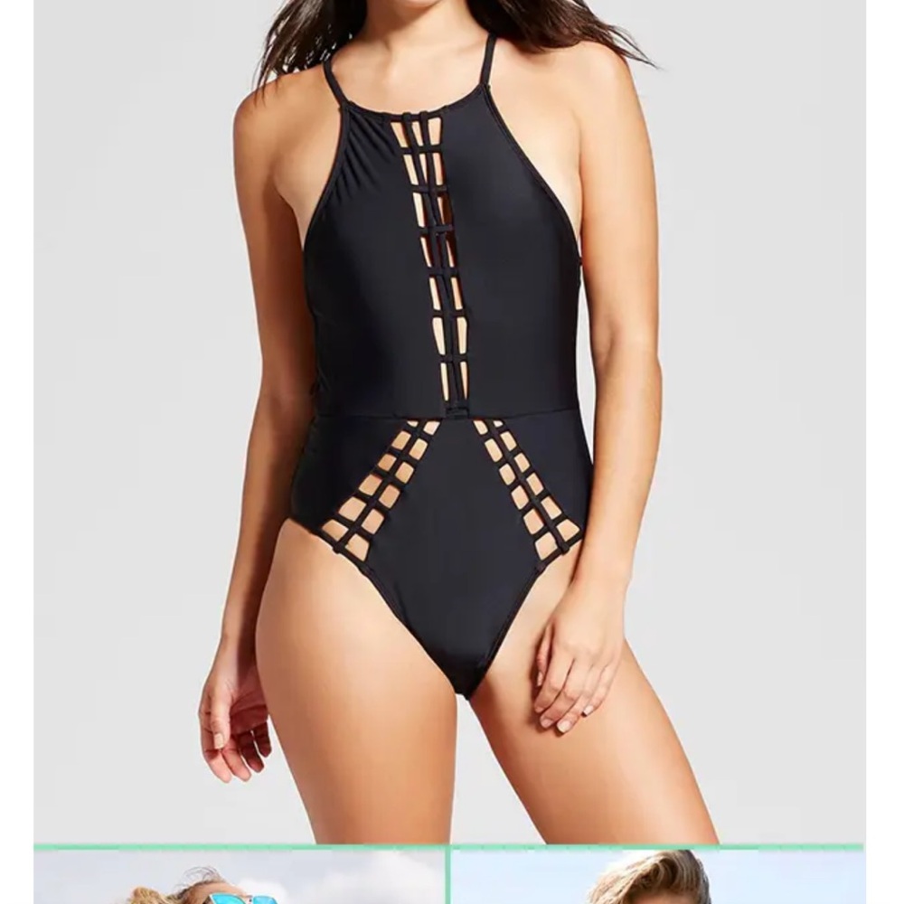Women's Black One-Piece Swimsuit